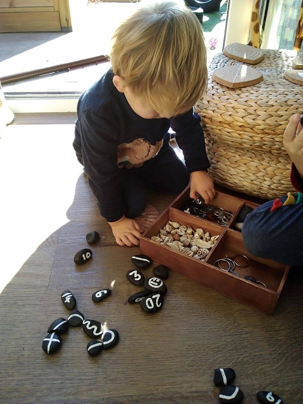 Early maths skills being developed in our preschool